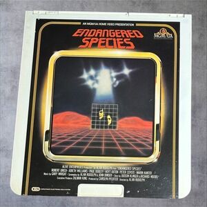 MGM/UA Endangered Species CED Video Disc Movie White Sci-Fi Thriller 1982